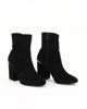 Immagine di MY JEWELS - Tronchetto nero scamosciato tacco 8,5cm