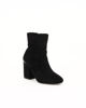 Immagine di MY JEWELS - Tronchetto nero scamosciato tacco 8,5cm