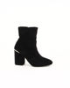 Immagine di MY JEWELS - Tronchetto nero scamosciato tacco 8,5cm