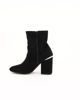Immagine di MY JEWELS - Tronchetto nero scamosciato tacco 8,5cm