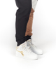 Immagine di DIADORA RAPTOR MID METALLIC SATIN WN - Sneakers alta bianca e oro con lacci