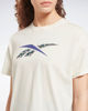 Immagine di CONVERSE - T-shirt bianca girocollo in cotone con logo colorato