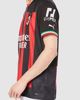 Immagine di PUMA - T-shirt da bambino rossa e nera in tessuto traspirante Milan