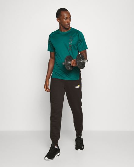 Immagine di PUMA - Pantalone tuta da uomo nero con elastico in vita