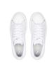 Immagine di PUMA - Sneakers bianca in VERA PELLE con dettagli argento e suola alta, numerata 36/39 - KARMEN L JR