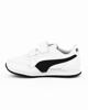 Immagine di PUMA - Sneakers da bambino bianca e nera in VERA PELLE con doppio strappo e soletta in memory foam, numerata 28/35 - ST RUNNER V3 L V PS