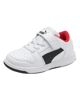 Immagine di PUMA - Sneakers da bambino bianca e nera con strappo, numerata 20/27 - REBOUND LAYUP LO SL V INF