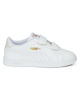 Immagine di PUMA - Sneakers da bambina bianca con dettagli oro e strappo, numerata 28/35 - SMASH V2 METALLICS V PS
