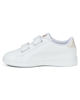 Immagine di PUMA - Sneakers da bambina bianca con dettagli oro e strappo, numerata 28/35 - SMASH V2 METALLICS V PS