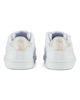 Immagine di PUMA - Sneakers da bambina bianca con dettagli oro e strappo, numerata 28/35 - SMASH V2 METALLICS V PS