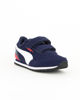 Immagine di PUMA - Sneakers da bambino blu e rossa in VERA PELLE con doppio strappo e soletta in memory foam, numerata 28/35 - ST RUNNER V3 SD V PS