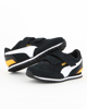Immagine di PUMA - Sneakers da bambino nera e gialla in VERA PELLE con doppio strappo e soletta in memory foam, numerata 28/35 - ST RUNNER V3 SD V PS