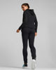 Immagine di PUMA - Tuta completa da donna nera con zip frontale e pantalone nero con elastico in vita