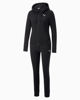 Immagine di PUMA - Tuta completa da donna nera con zip frontale e pantalone nero con elastico in vita