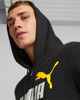 Immagine di PUMA - Felpa da uomo nera con zip frontale e cappuccio
