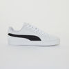 Immagine di PUMA - Sneakers bianca e nera con soletta in memory foam, numerata 36/39 - SMASH VULC JR