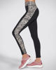 Immagine di SKECHERS - Leggins neri a vita alta con dettagli leopardati