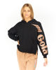 Immagine di GOLA - DONNA FELPA NERA INVERNALE FULL ZIP CON CAPPUCCIO