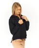 Immagine di GOLA - DONNA FELPA NERA INVERNALE FULL ZIP CON CAPPUCCIO