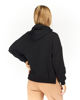 Immagine di GOLA - DONNA FELPA NERA INVERNALE FULL ZIP CON CAPPUCCIO
