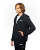 Immagine di GOLA - UOMO FELPA NERA INVERNALE  FULL ZIP CON CAPPUCCIO