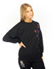 Immagine di KEITH HARING - DONNA FELPA NERA INVERNALE A GIROCOLLO
