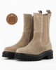 Immagine di MISS GLOBO - Beatles scamosciato beige in VERA PELLE