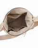 Immagine di LAURA BIAGIOTTI - Borsa nude con zip oblique e tracolla regolabile
