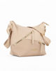 Immagine di LAURA BIAGIOTTI - Borsa nude con zip oblique e tracolla regolabile