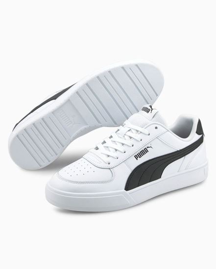 Immagine di PUMA - Sneakers da uomo bianche e nere con lacci - CAVEN