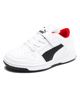 Immagine di PUMA - Sneakers da bambino bianca e nera con soletta in memory foam, numerata 28/35 - REBOUND LAYUP LO SL V PS