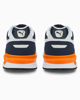 Immagine di PUMA - Sneakers da uomo blu e bianca con dettagli arancioni e soletta in memory foam - GRAVITON