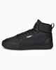 Immagine di PUMA - Sneakers alta da uomo nera con dettagli oro e soletta in memory foam - CAVEN MID