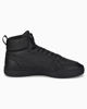 Immagine di PUMA - Sneakers alta da uomo nera con dettagli oro e soletta in memory foam - CAVEN MID