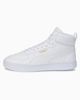 Immagine di PUMA - Sneakers alta da uomo bianca con dettagli oro e soletta in memory foam - CAVEN MID