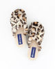 Immagine di INBLU - PANTOFOLA ECOPELLICCIA LEOPARDATA CON FIOCCO