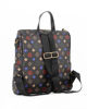 Immagine di CORTINA POLO STYLE - Borsa/zaino nero con due zip frontali verticali, tasche laterali e tracolla removibile