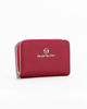 Immagine di Portafoglio donna rosso con logo argento,  con portacarte e portamonete - Sergio Tacchini