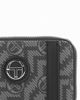 Immagine di Portafoglio donna nero con stampe logo,  con portacarte e portamonete - Sergio Tacchini
