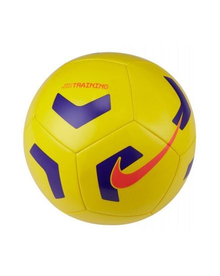 Immagine di NIKE - Pallone da calcio giallo con dettagli viola - PITCH TRAINING