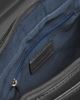 Immagine di CORTINA POLO STYLE - Tracolla nera con tasca frontale, chiusura a girello e patta con dettaglio rivetti