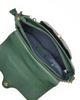 Immagine di CORTINA POLO STYLE - Tracolla verde con tasca frontale, chiusura a girello e patta con dettaglio rivetti