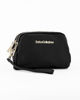 Immagine di ENRICO COLLEZIONE - Pochette nera con tre scomparti e portachiavi interno