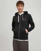 Immagine di JACK&JONES - FELPA UOMO INVERNALE, NERA CON CAPPUCCIO
