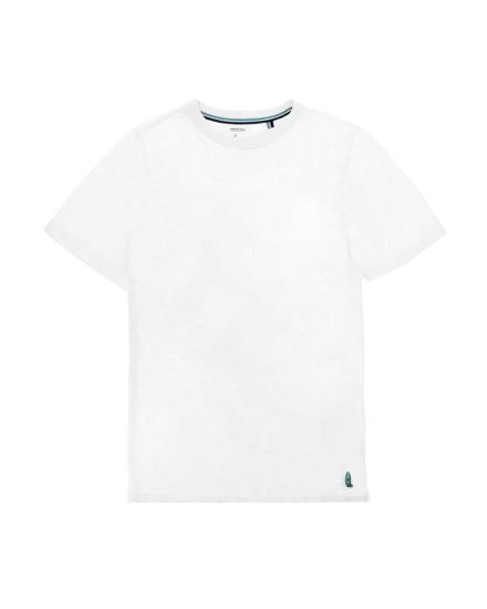 Immagine di ON SPIRIT - T-shirt girocollo da uomo bianca con stampa posteriore