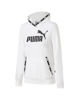 Immagine di PUMA - Felpa da donna bianca con cappuccio