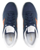 Immagine di NEW BALANCE - Sneakers da uomo blu con logo marrone e soletta in memory foam