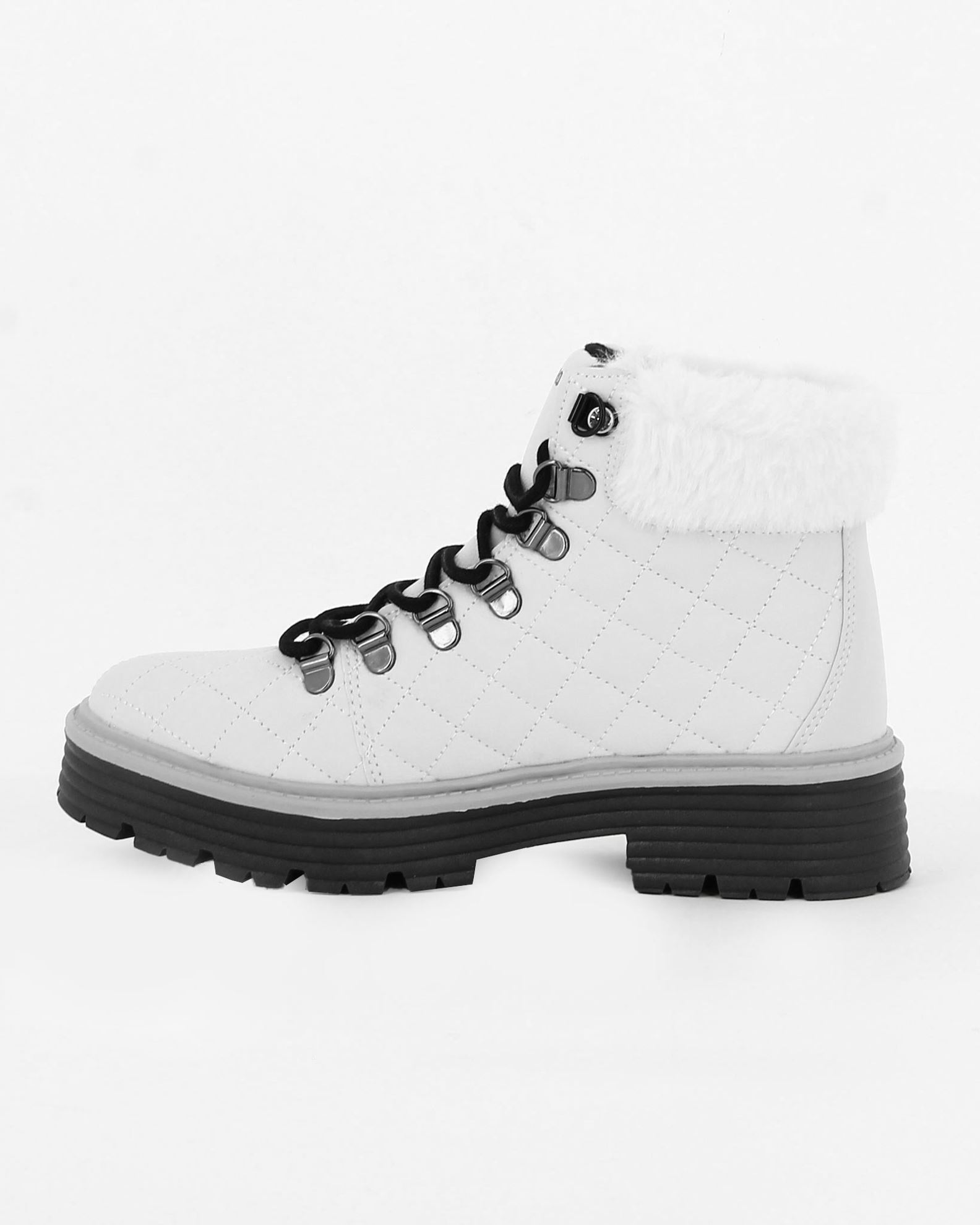 Stivali E Stivaletti Invernali In Pelle Alla Caviglia Neri - Foto 5