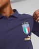 Immagine di PUMA - Polo da uomo blu scuro in tessuto traspirante Italia