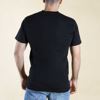 Immagine di VANS - T shirt girocollo da uomo nera con logo bianco